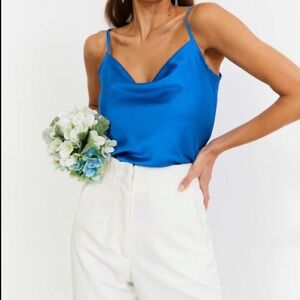 HOLIDAY DEAL! Blue Tank Blouse